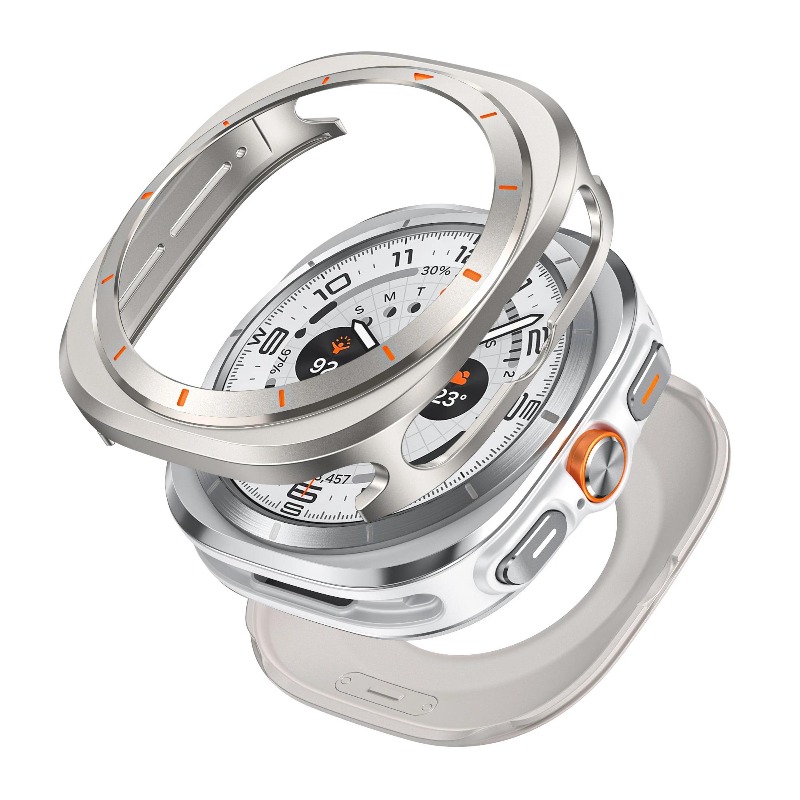 Samsung Smartwatch Ultra Accessories - Funda protectora de Metal para Samsung