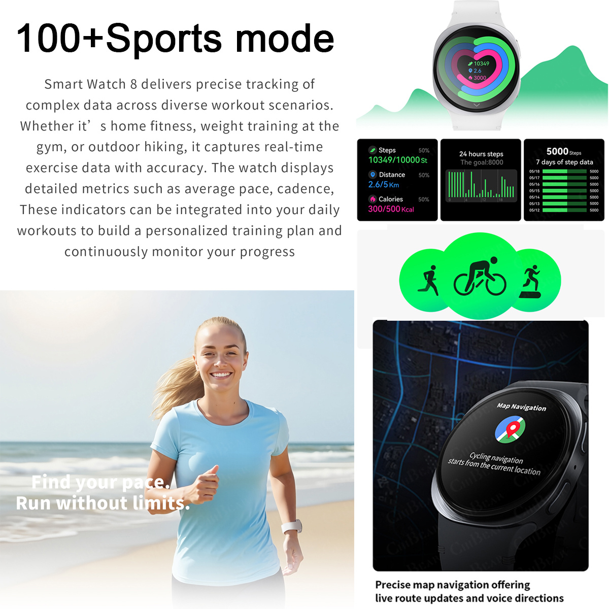 Reloj Inteligente 2026 con GPS - Smartwatch Store reseña y precio