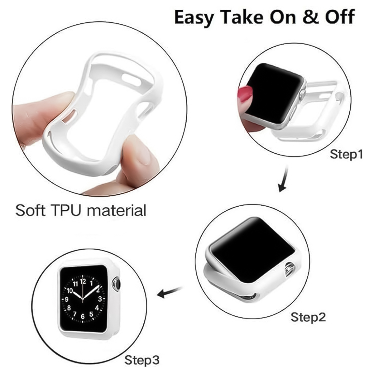 Funda de silicona TPU para Hua - Huawei Smartwatch Accessories reseña y precio