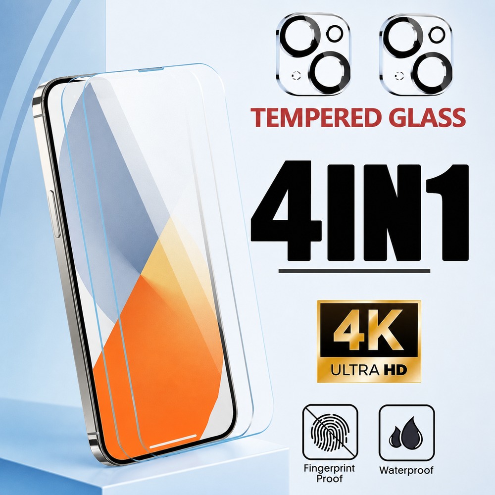 2+2 piezas de vidrio templado  - Realme Gt 6 reseña y precio