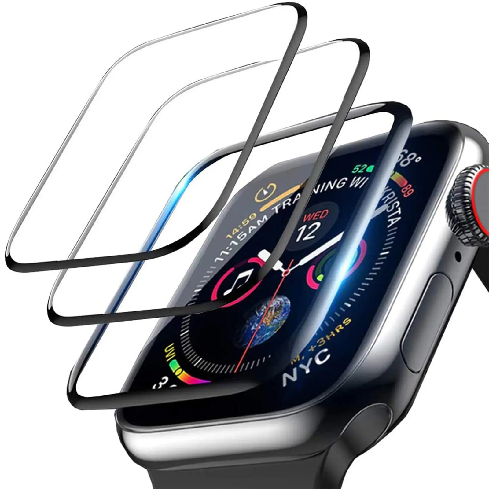 Vidrio templado 3D para Apple  - Apple Smartwatch Accessories reseña y precio