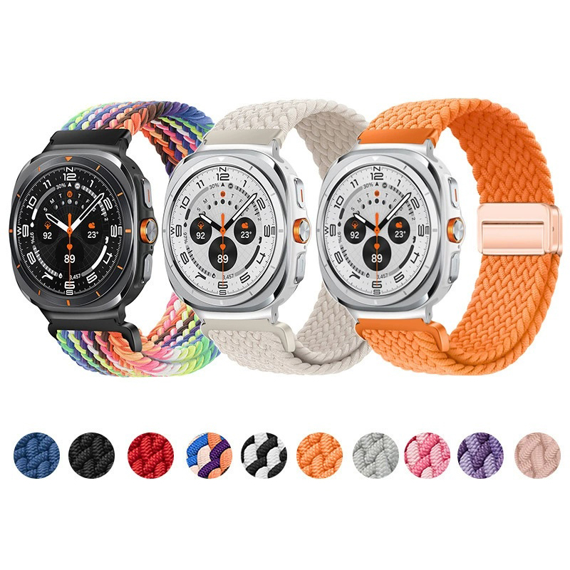 Correa de nailon trenzada para - Samsung Smartwatch Ultra Accessories reseña y precio