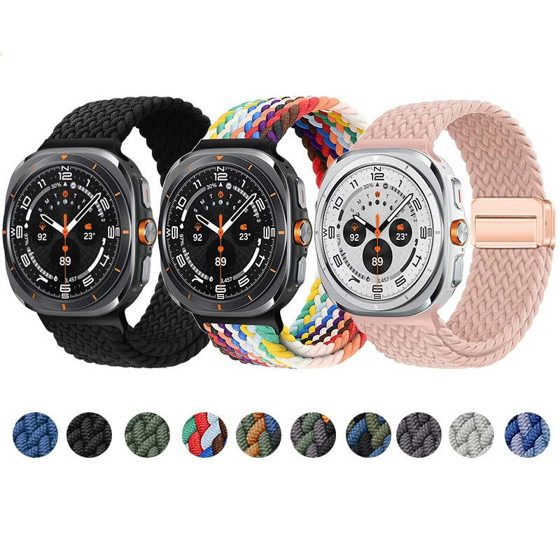 Correa de nailon trenzada para - Samsung Smartwatch Ultra Accessories reseña y precio