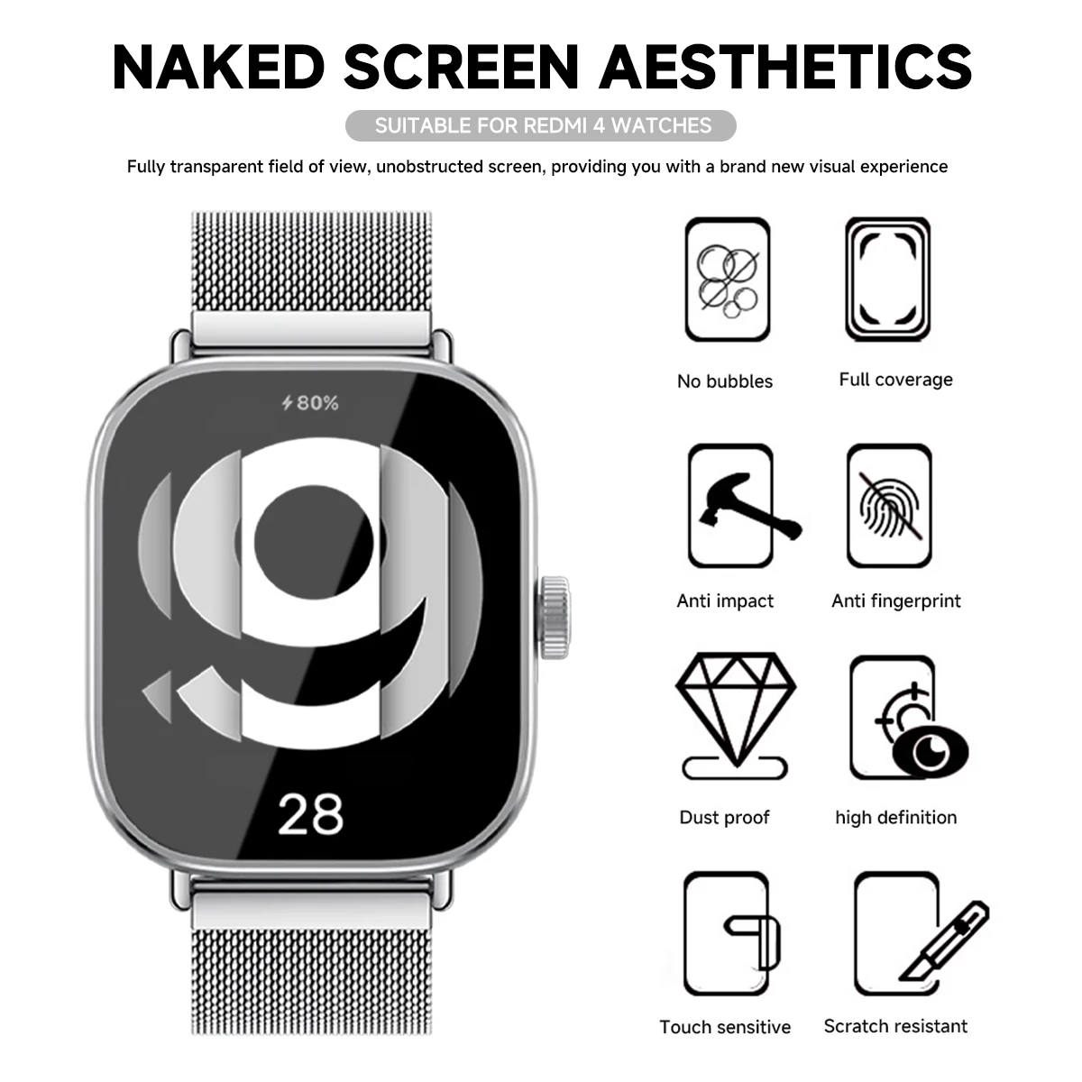 Vidrio templado para Xiaomi Re - Smartwatch Icon reseña y precio