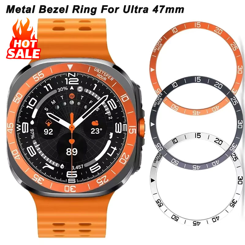 Funda de anillo de bisel de cu - Samsung Smartwatch Ultra Accessories reseña y precio